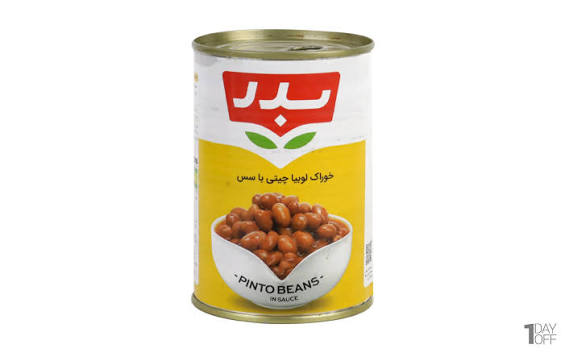 تصویر 2 از فروش به صرفه کنسرو لوبیا چیتی و قارچ بدر